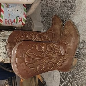 Boys size 1 cowboy boots